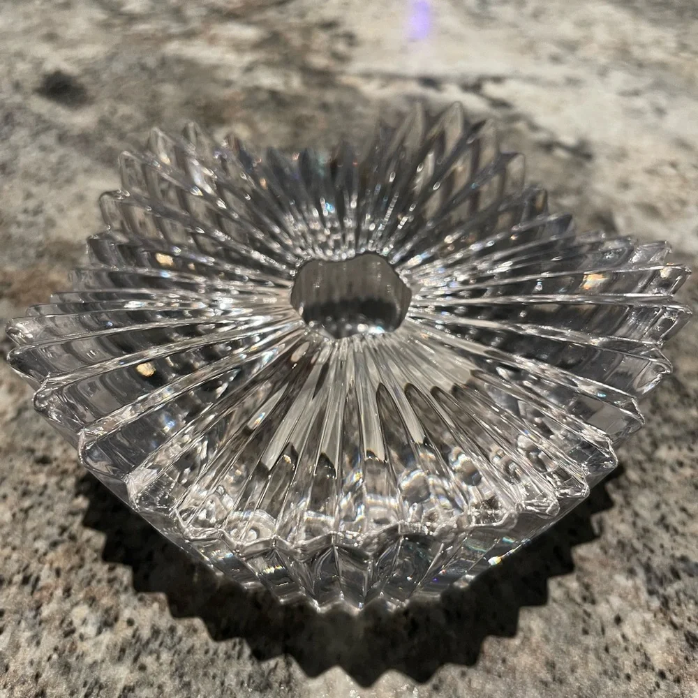 Mikasa Silver Glass Art Intricate Patterns